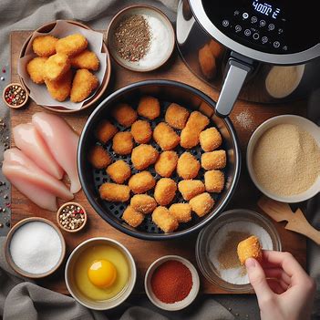 Dicas para Nuggets na Airfryer Ainda Mais Saborosos Adicione queijo à carne antes de moldar os nuggets para um sabor extra. Sirva os nuggets com molhos diversos, como maionese caseira, ketchup ou mostarda. Experimente diferentes combinações de ingredientes para criar sabores únicos. Varie a receita adicionando temperos e especiarias diferentes à massa dos nuggets. Utilize ervas frescas, como salsa ou cebolinha, para dar um toque de frescor ao sabor dos nuggets